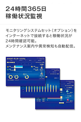 24時間365日 稼働状況監視